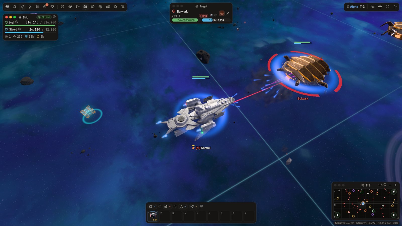 A fight in sector T-3